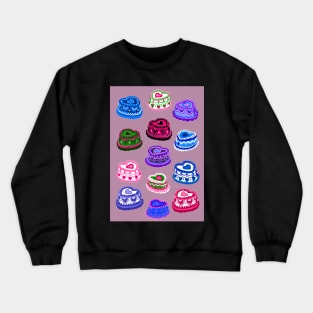 Cake pattern Crewneck Sweatshirt